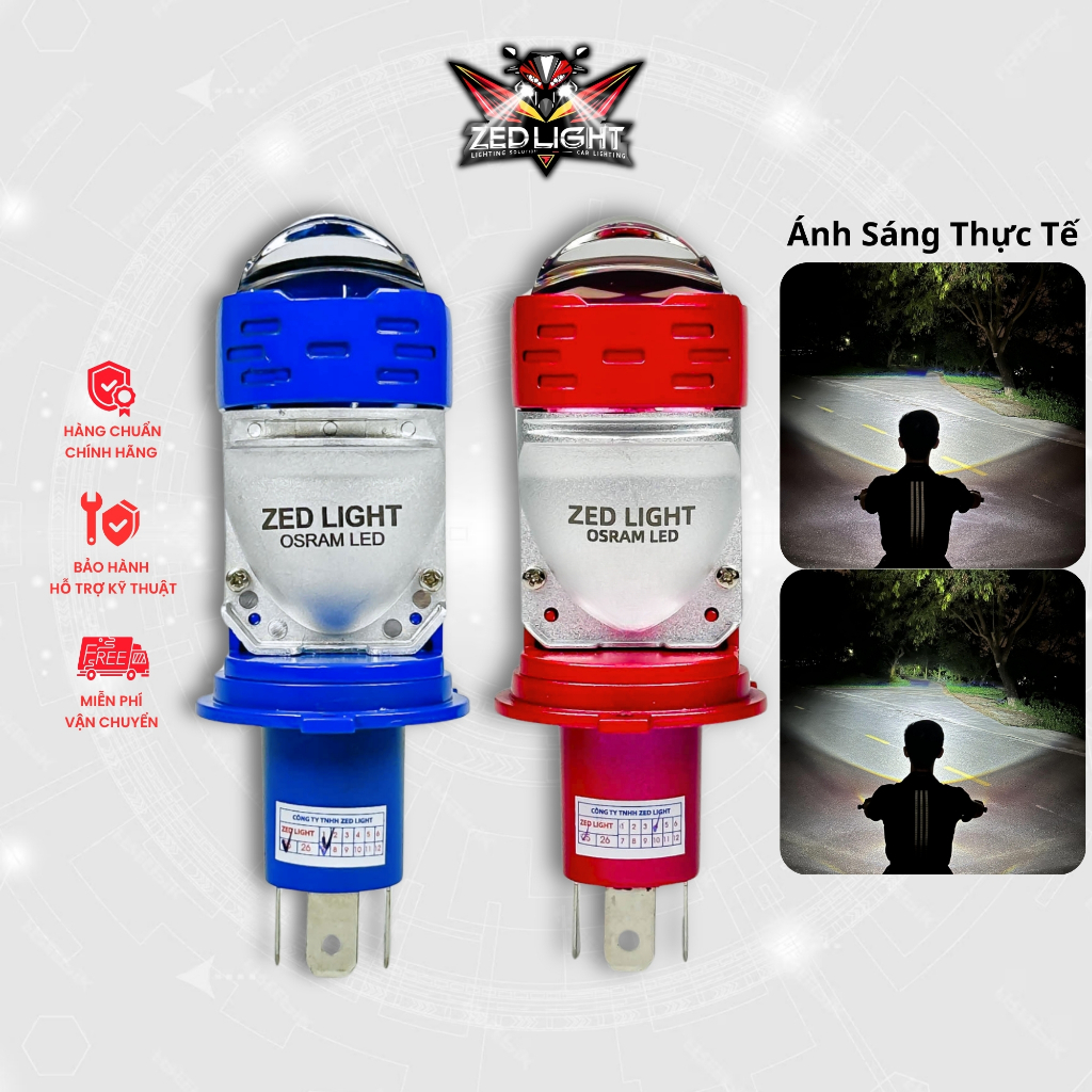 Bi Cầu V30 Ultra Siêu Sáng, Siêu Sắc Nét, Ông Vua Ánh Sáng Cos, Pha Laser Lắp Zin Xe Máy Oto Chân H4