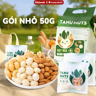  Hạt dinh dưỡng mix TANU NUTS túi nhỏ tiện lợi mix các loại hạt tốt cho mẹ bầu ăn kiêng giảm cân 