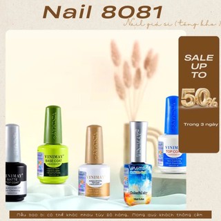  Base top cứng móng Vinimay  kềm dầu  top loang  top giọt  bộ liên kết sơn gel NAIL8081 
