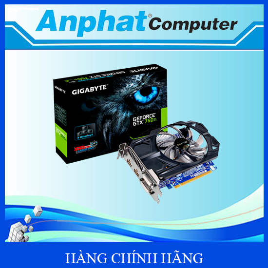 Card Màn Hình VGA Gigabyte GTX 750ti 2G D5 1 FAN (GV-N75TD-2GI ) Hàng Công ty (Fullbox) – Bảo hành 3