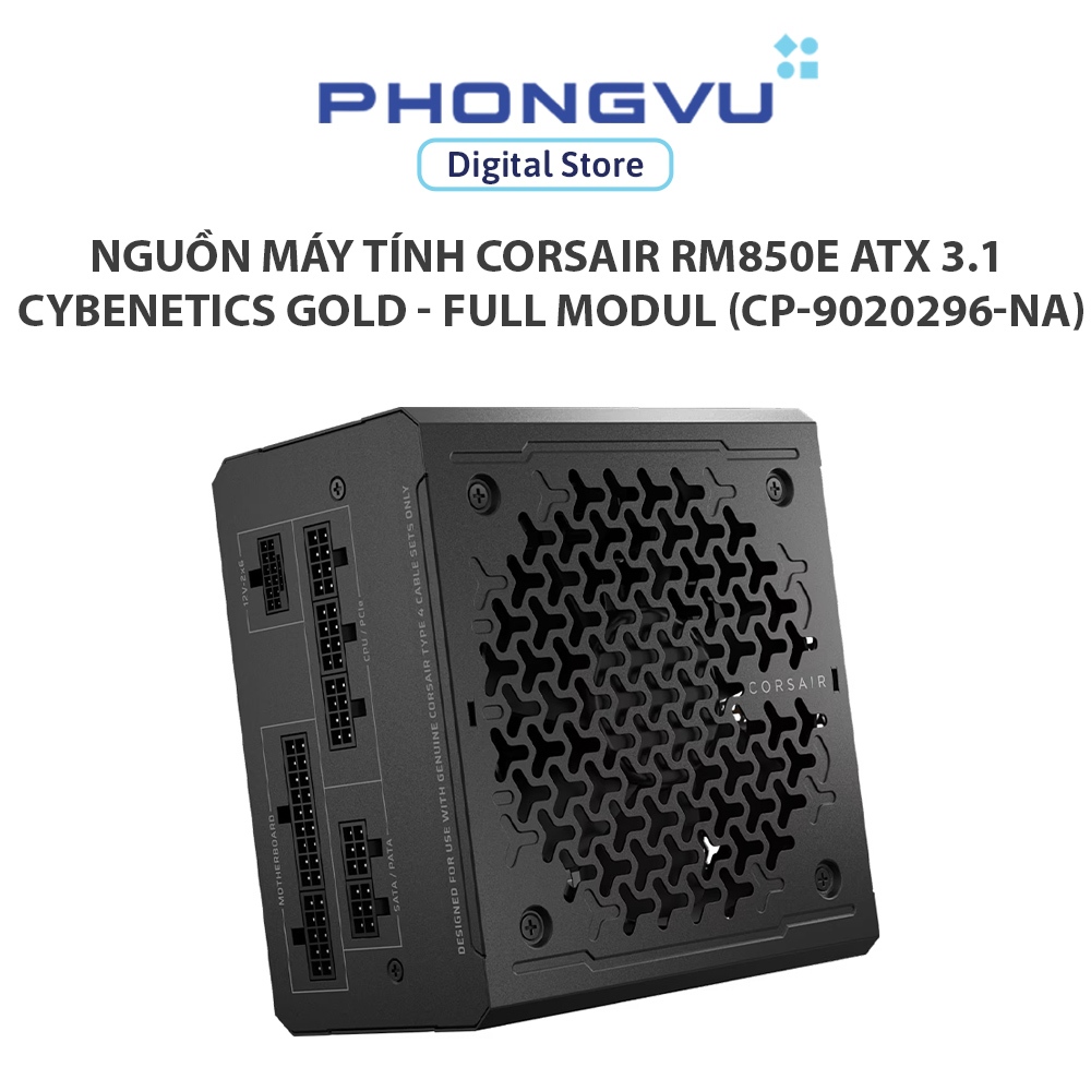 Nguồn máy tính Corsair RM850ep - 850W - Cybenetics Gold - Full Modular