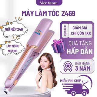 Máy ép tóc KEMEI KM-459/Z469, máy duỗi tóc đa năng 4 mức chỉnh nhiệt, tiện lợi an toàn dễ sử dụng