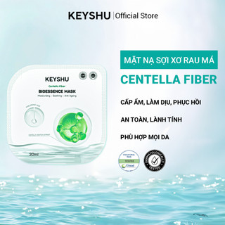  Mặt Nạ Sợi Xơ Rau Má Centella Fiber KEYSHU Dưỡng Ẩm Làm Mềm Da Hỗ Trợ Ngăn Ngừa Lão Hóa 30ML 