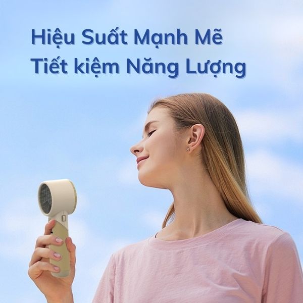 Quạt Cầm Tay Mini AOSIMAX Foldable Ice Cooling F802 3600mAh, Thời Gian Sử Dụng Đến 12H | BigBuy360 - bigbuy360.vn