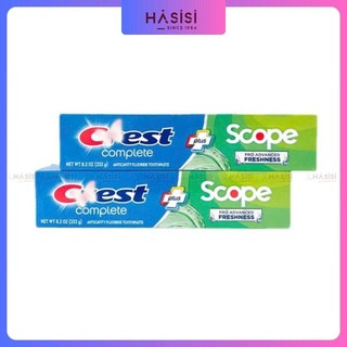 Kem Đánh Răng CREST - Complete Plus Scope Advanced Freshness/Plus Deep Clean