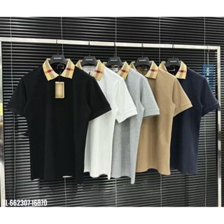 Áo polo BBR trơn phối cổ thiết kế hot trend Nam Nữ New 2025