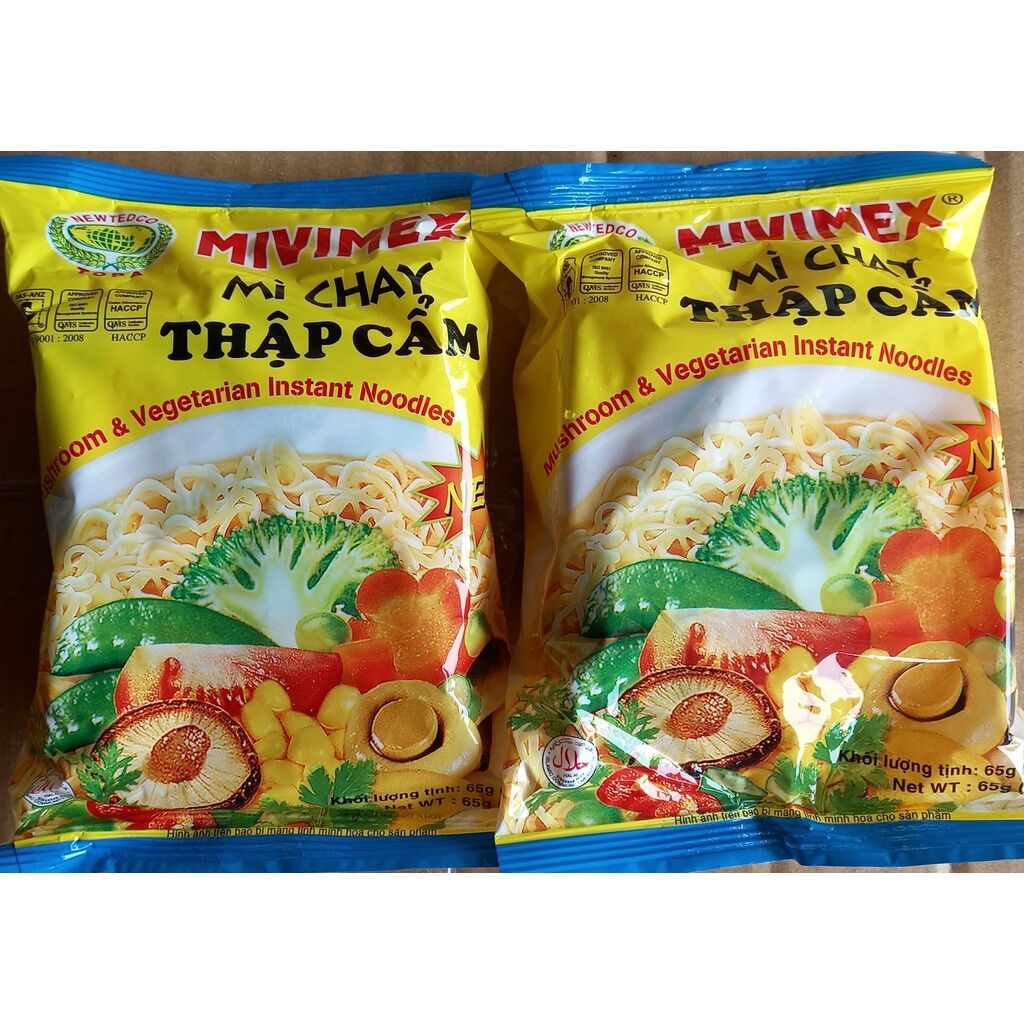 Mì chay thập cẩm Mivimex thùng 30 gói