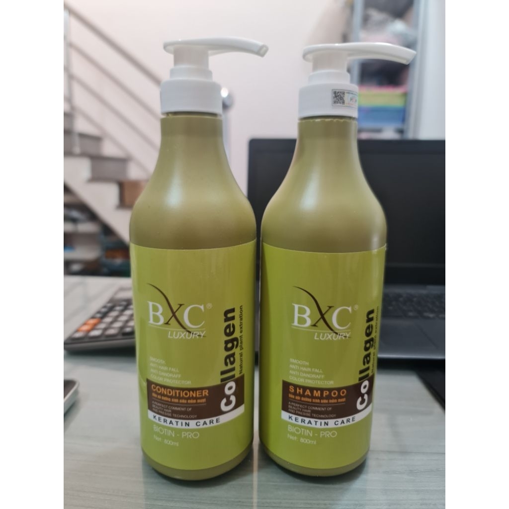 Dầu gội dầu xả dưỡng sinh siêu mềm mượt BXC luxury 800ml