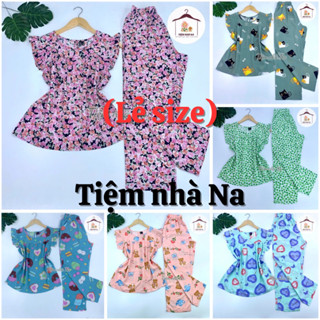  Đồ bộ tole nữ quần dài 9 tấc cánh tiên bộ lanh mặc nhà F21 VNXK  40-70kg  - Tiệm nhà Na 