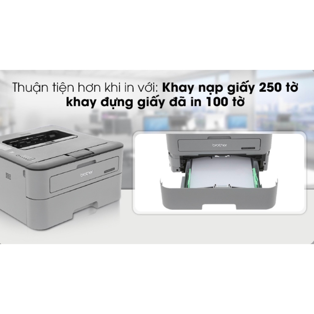 Máy in laser trắng đen đơn năng Brother HL-L2321D