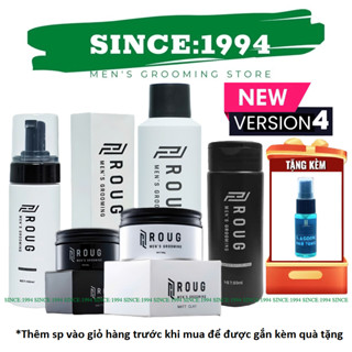 ROUG | Sáp vuốt tóc, Gôm xịt tóc Roug Matt Clay, Matte Clay, Bọt tạo phồng Roug, Xịt tạo phồng|