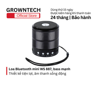  Loa bluetooth cầm tay không dây mini  WS 887 dòng 2024 bass mạnh có cổng AUX thẻ nhớ và USB 