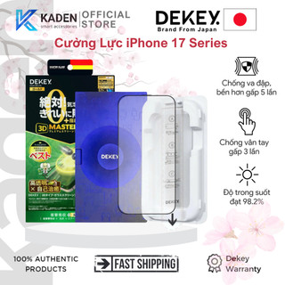   Chính Hãng   Có Khung  Kính Cường Lực iPhone Series Trong Chống Nhìn Trộm Dekey 3D MASTER GLASS SENTERY Cứng Gấp 3 Lần 