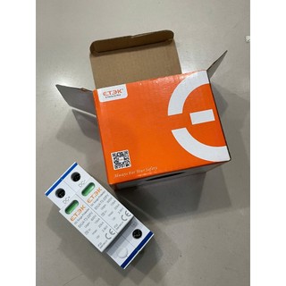 Chống sét dc, cắt sét lan truyền dc 600V, lọc sét dc ETEK CAO CẤP chuyên dùng cho tủ điện năng lượng mặt trời