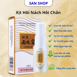  Xịt Hôi Nách Hôi Chân Nội Địa Trung Khử Mùi Hiệu Quả Ngăn Tiết Mồ Hôi Cho Nam Nữ - San Shop 