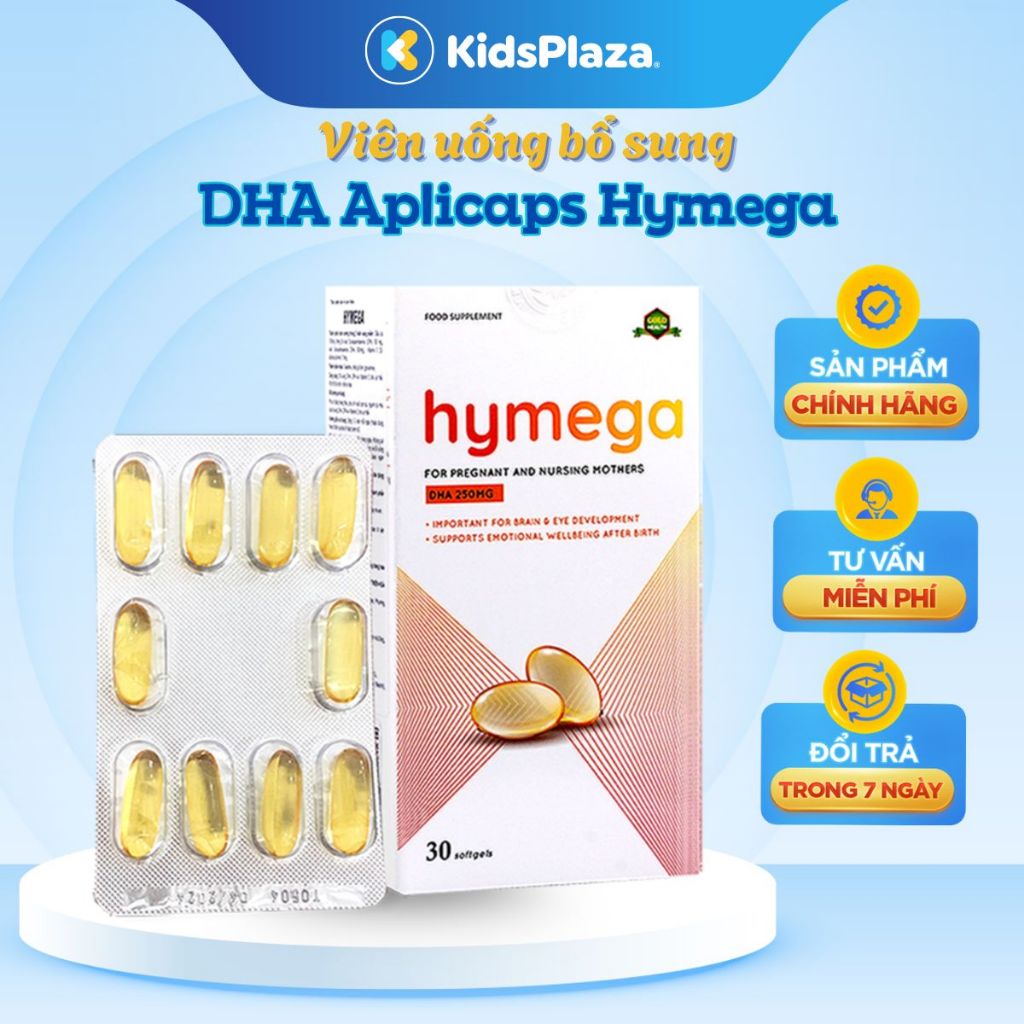 [M2] Viên uống bổ sung DHA Aplicaps Hymega (30 viên) cho mẹ - KidsPlaza