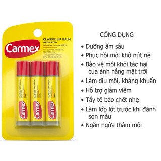 Set son dưỡng môi Carmex Classic