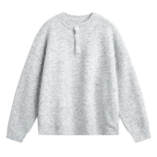 Áo Len Nam Guy's Closet Marcus Sweater - Chất Len Lông Cừu Dày Dặn Mềm Mại - Tối giản, Khuy Cổ