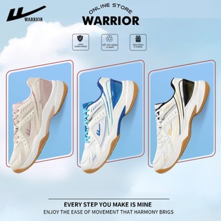  Giày Pickleball Tennis Cầu lông chính hãng Warrior Unisex Đế cao su chống mài mòn bám sân chống lật cổ chân - W040 