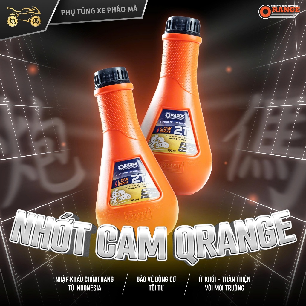 Nhớt 2T Orange Zeus Cam Siêu Thơm Khẩu Khẩu Indonesia , Nhớt Sport Yaz Xipo - XPM