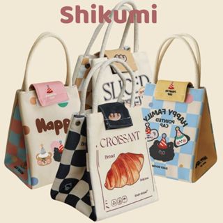  Shikumi Túi Mang Cơm Trưa Chống Thấm Nước Giữ Nhiệt Đựng Hộp Cơm Mang Đi Làm Đi Học Bản Hình Chữ Nhật 
