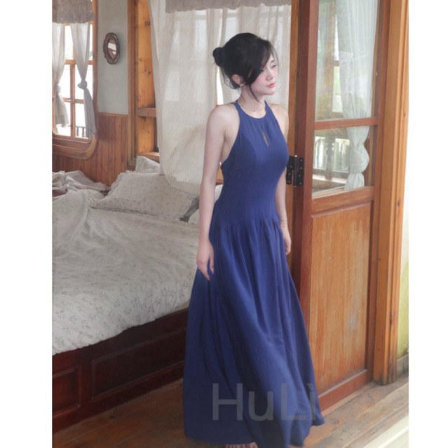 Jessi Dress- ĐẦM MAXI CỔ YẾM THANH LỊCH | BigBuy360 - bigbuy360.vn