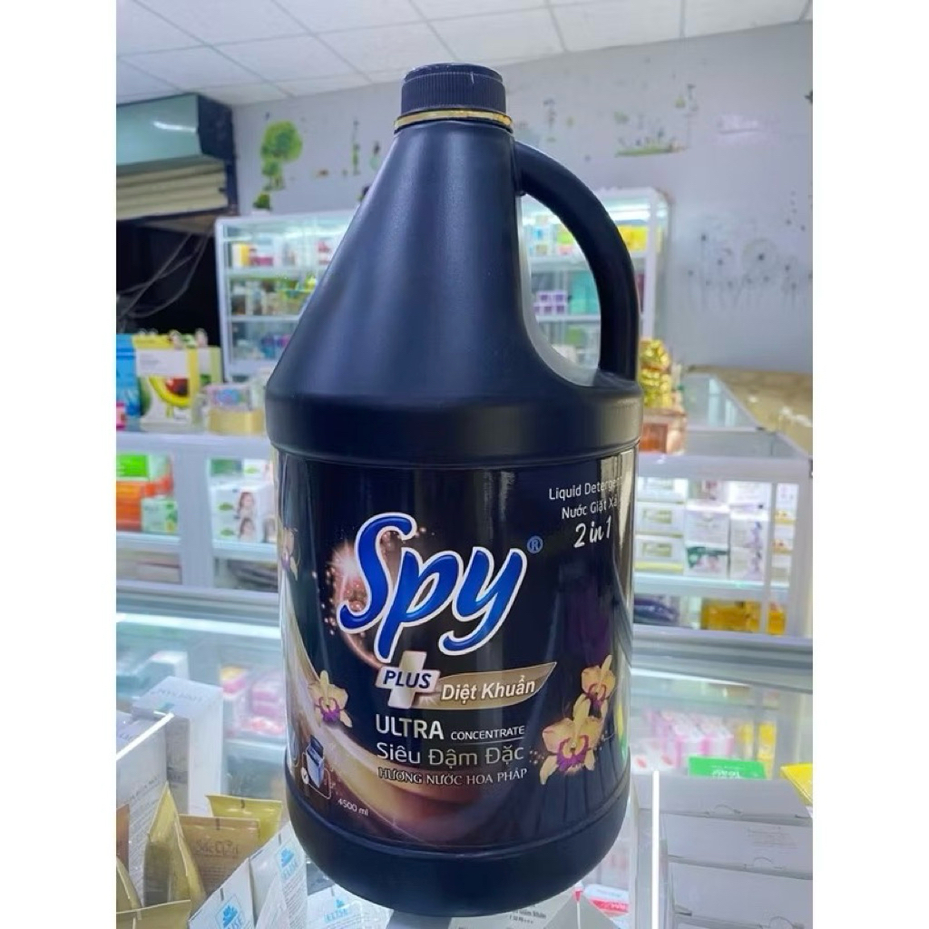 Nước Giặt Xả 2in1 SPY Hương Nước Hoa Pháp 4600ml