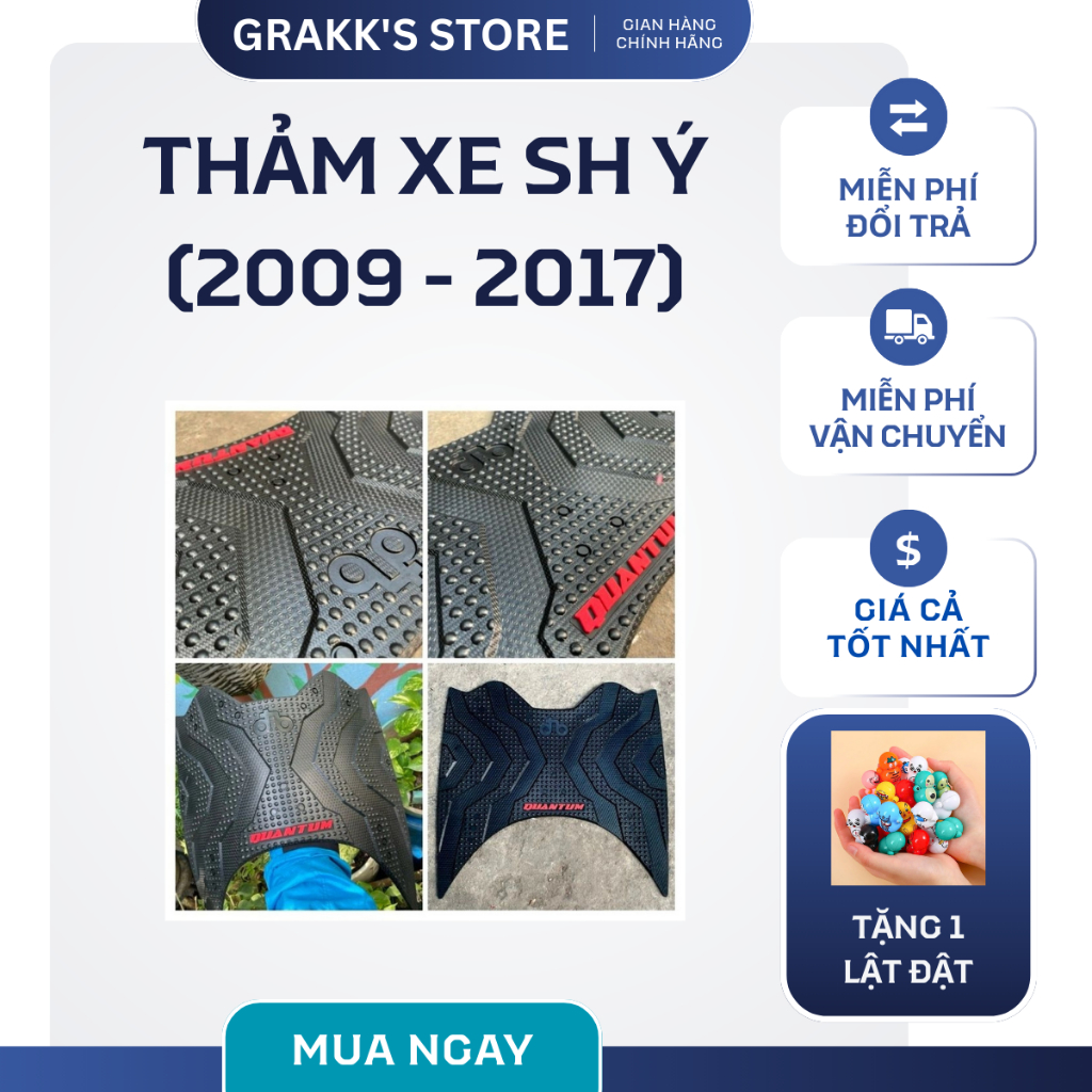 (SẴN HCM) THẢM LÓT SÀN XE,THẢM LÓT CHÂN XE MÁY ĐIỆN DATBIKE QUANTUM ĐEN DÀY