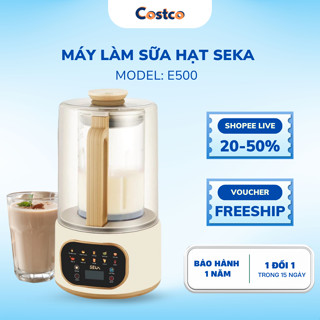 Máy làm sữa hạt SEKA E400 1,7L công suất 1800W 14 chức năng xay nấu bảo hành chính hãng 12 tháng
