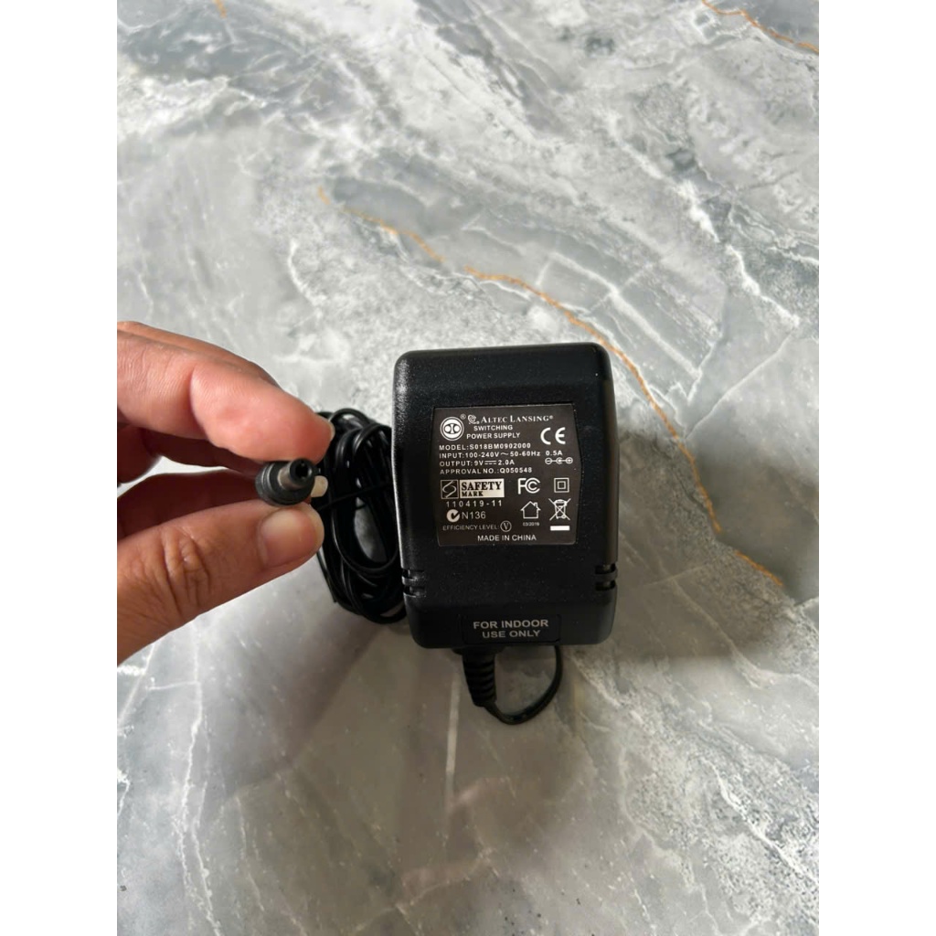 Cục sạc cho Loa Soundmax M1 DC 9V 2A