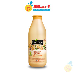  Sữa tắm Cottage Shower Bath and Moisturising Milk Delicious Vanilla - Đa Dạng Hương Thơm - Thoải Mái Lựa Chọn  750ml  