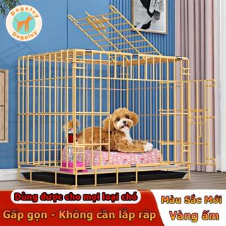 🐈Dogelsy🐕Chuồng chó, chuồng mèo, lồng chó sơn tĩnh điện gấp gọn đủ kích thước S, M, L, XL