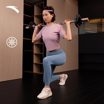 ANTA Nữ Training Áo thun Thể Thao Chạy Bộ Tập Gym Pickleball Cầu Lông Siêu Thoáng Khí 1625C7121
