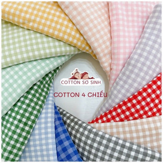 4C kèm bo | Vải thun cotton 4C  HOẠ TIẾT, may quần áo hè thu cho trẻ sơ sinh, trẻ nhỏ (hàng cây)