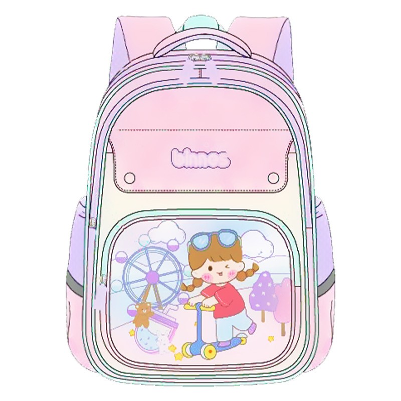 Balo học sinh tiểu học BNS-5019 chống gù, siêu nhẹ