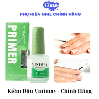Kiềm dầu Vinimay 15ml CHÍNH HÃNG- Primer chuyên dụng làm móng nail, giúp sơn gel bám bền lâu