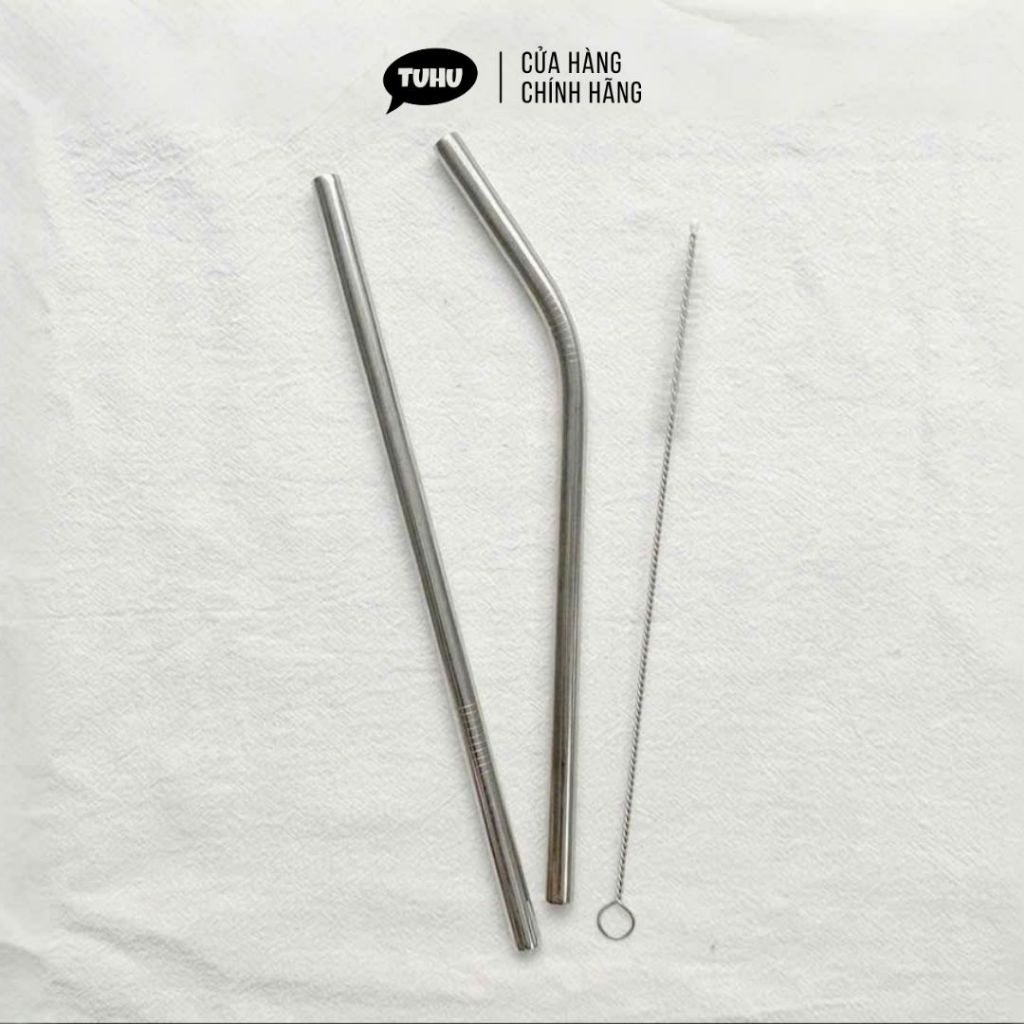 Ống hút, cọ rửa ống hút inox 304 thép không gỉ, ống hút cá nhân tái sử dụng nhiều lần - TUHUHOUSE
