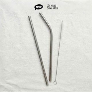 Ống hút, cọ rửa ống hút inox 304 thép không gỉ, ống hút cá nhân tái sử dụng nhiều lần - TUHUHOUSE