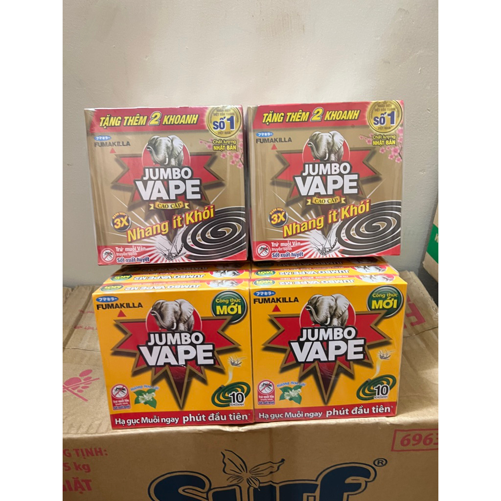 (10 HỘP) Nhang muỗi jumbo nhang có khói / nhang ít khói cao cấp