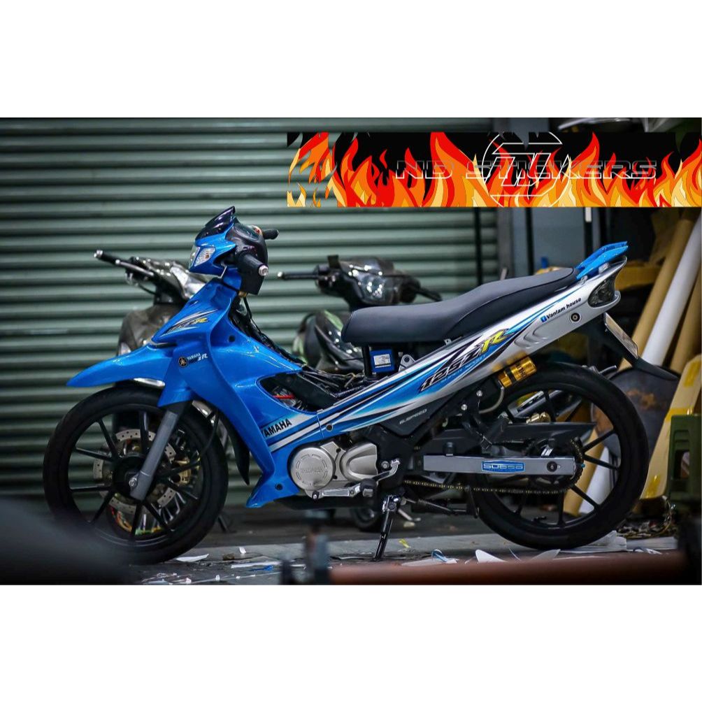 Tem YaZ 125ZR xanh bạc mẫu mới 2026