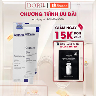 IVATHERM KEM DƯỠNG TÁI TẠO VÀ NGĂN NGỪA SẸO CICADERM CREAM 40ml Tặng JMsolution
