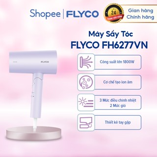  Máy Sấy Tóc Flyco Công Suất Lớn  1800W  FH6277VN Chế Độ Sấy Anion & Sấy Lạnh Bảo Vệ Tóc 
