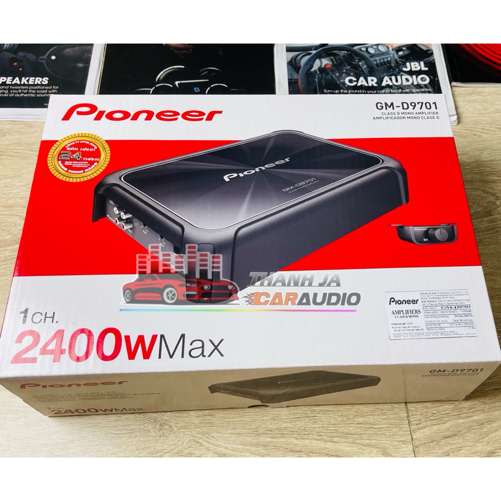 Amply Đánh Sub Hơi Dùng Cho ôtô Pioneer GM D9701