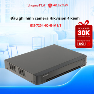 Đầu ghi hình camera  Hikvision 4 kênh iDS-7204HQHI-M1/S - Đầu ghi hình DVR cho camera IP/HDTVI