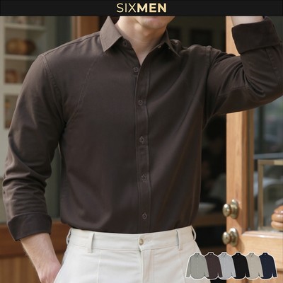 Áo SƠ MI NHUNG SIXMEN Cao Cấp - Vải nhung cao cấp, thoáng mát, mềm mịn