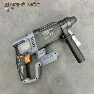  Thân máy khoan bê tông dùng pin 21v Greekman GR-K2626P  xám cam  bảo hành chính hãng 