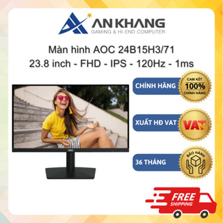 Màn hình AOC 24B15H3/71 (23.8 inch - FHD - IPS - 120Hz - 1ms) Chính hãng Bảo hành 36 Tháng