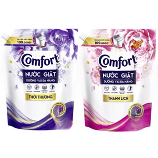  Nước giặt dưỡng vải Comfort hương Thời Thượng- Thanh Lịch túi 3,6kg 3,8kg 