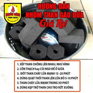 Than gáo dừa (5kg) loại phổ thông