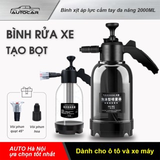  Bình Xịt Bọt Tuyết Rửa Xe Ô Tô,Có vòi phun chống gió có vảy,Bình tưới cây áp suất tiện cầm tay 2L tiện dụng,Bình xịt đa 